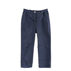 SAINT JAMES Navy Cotton/Elastane Capris US 8